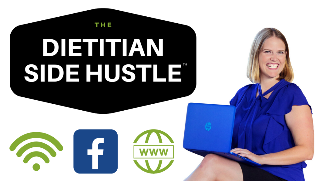 The Dietitian Side Hustle blog cover