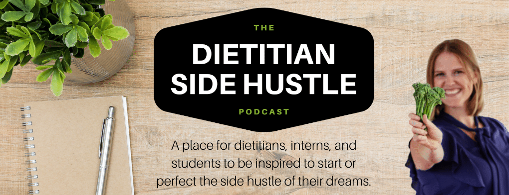 Dietitian Side Hustle Website Cover