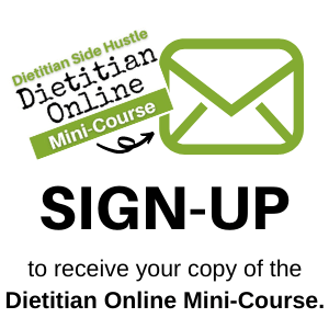 Sign-up for the Dietitian Online Mini-Course